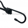 18 cm elastic tensioner, bungee cords, with hook.