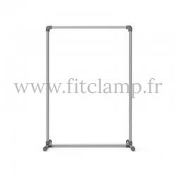 Stop-trottoir pour bâche tendue en structure tubulaire