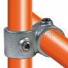 90° crossover tube clamp fitting 161 for tubular structures. Easy to install