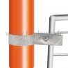 Tube clamp fitting 170 for tubular structures: Single-sided mesh panel clip. Easy to install