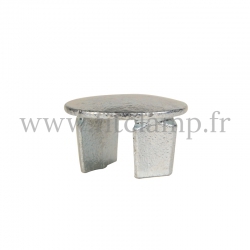 Conector tubular 184: Racor para tubo de acero para montaje tubular. No es necesario soldar o atornillar las piezas