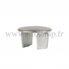 Tube clamp fitting 184: Steel tube plug for tubular structures. Easy to install