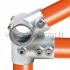 Tube clamp fitting 185: Eves fitting clamp for tubular structures. Easy to install