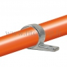 Tube clamp fitting 199: Single fixing bracket for tubular structures. Suitable for joining 1 tube