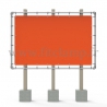 Large tubular display frame with stretched canvas, tubular structure. For assembly, all you need is a simple Allen key.