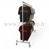 Tubular structure two-tier clothes rail. Easy to install. FitClamp