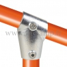 Conector tubular 253Z: T corto 11°-20° para montaje tubular. Realice fácilmente su montaje tubular.