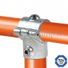 Conector tubular 136: T corto tipo brida para montaje tubular. Con doble protección de galvanizado
