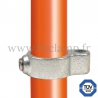 Tube clamp fitting 138 for tubular structures: Gate eye. Easy to install. FitClamp
