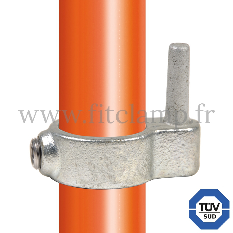 Conector tubular 140: Pasador puerta macho para montaje tubular