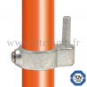 Tube clamp fitting 140 for tubular structures: Gate hinge. easy to install. FitClamp