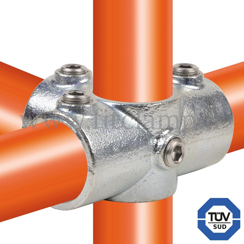 Conector tubular 176: Estrella intermedia para montaje tubular. Se montan con una simple llave Allen.