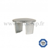 Tube clamp fitting 184: Steel tube plug for tubular structures. Suitable for joining 1 tube.