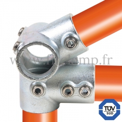 Tube clamp fitting 185: Eves fitting clamp for tubular structures. with double galvanised protection. FitClamp