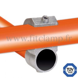 Tube clamp fitting 201: Guard hook for tubular structures. With double galvanised protection. FitClamp