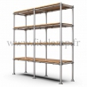 C42 Tubular double upright shelving unit: Furniture in tubular structure. Ideal solution for your interior layout. FitClamp