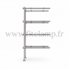 Tubular upright shelving extension: Furniture in C42 tubular structure. Quick and easy assembly with an Allen key. FitClamp
