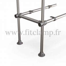 Etagère droite extension en structure tubulaire C42 - FitClamp