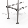 Etagère droite extension en structure tubulaire C42 - FitClamp