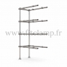 Upright shelving unit extension. B34 Tubular structure. Easy t install. FitClamp