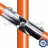 Conector tubular 126: Cruz inclinada. Compatible: 3 tubos. Realice fácilmente su montaje tubular. FitClamp.