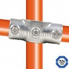 Rohrverbinder 156: Kreuzstück verstellbar 0°-11° für Rohrkonstruktion. Mit zweifacher Schutzverzinkung.