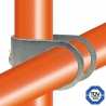 Conector tubular 160: Cruz girada tipo U para montaje tubular. Con doble protección de galvanizado