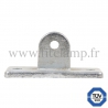 Conector tubular 169M: - Soporte de base giratoria para montaje tubular. Con doble protección de galvanizado