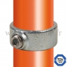 Conector tubular 179: Abrazadera para montaje tubular. Con doble protección de galvanizado