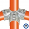Tube clamp fitting 191: Ridge fitting clamps for tubular structures. FitClamp