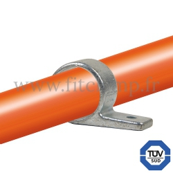 Conector tubular 199: Anillo de fijación individual para montaje tubular. Con doble protección de galvanizado