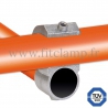 Tube clamp fitting 201: Guard hook for tubular structures. FitClamp