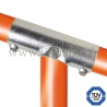Conector tubular 255Z: T largo inclinado 11°-20° para montaje tubular. Con doble protección de galvanizado
