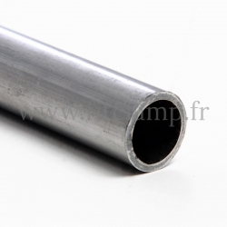 Tubo redondo de acero galvanizado Ø T 21- L. 0,5 metro lineal. FitClamp