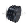 Raccord tubulaire Embout de tube plastique (133) noir pour un assemblage tubulaire. FitClamp