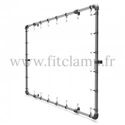 Spanner elastische Schlaufe mit Haken 18 cm. Rahmen 02