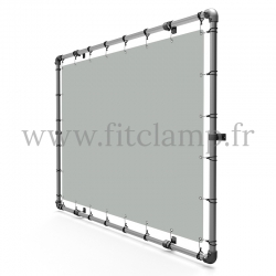 Tensor de lazo elástico con gancho 18 cm. Dimensión total (lazo elástico + gancho de acero): 18 cm