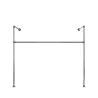 Porte manteaux mural simple en structure tubulaire - FitClamp