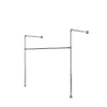 Porte manteaux mural simple en structure tubulaire - FitClamp