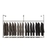 Porte manteaux mural double en structure tubulaire - FitClamp