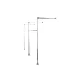 Porte manteaux mural double en structure tubulaire - FitClamp