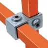 Square Tube fittings - Offset cross
