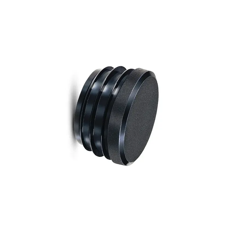 Raccord tubulaire Embout de tube plastique (133) noir pour un assemblage tubulaire. FitClamp