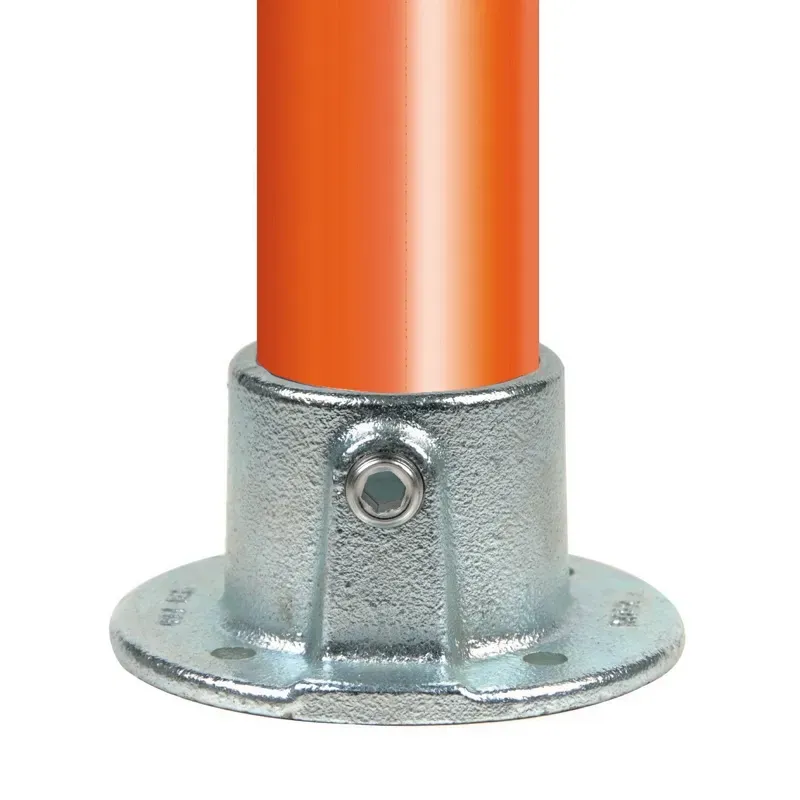 Tube clamp fitting 131 for tubular structures: Base flange. Put together your tubular structure with ease. FitClamp