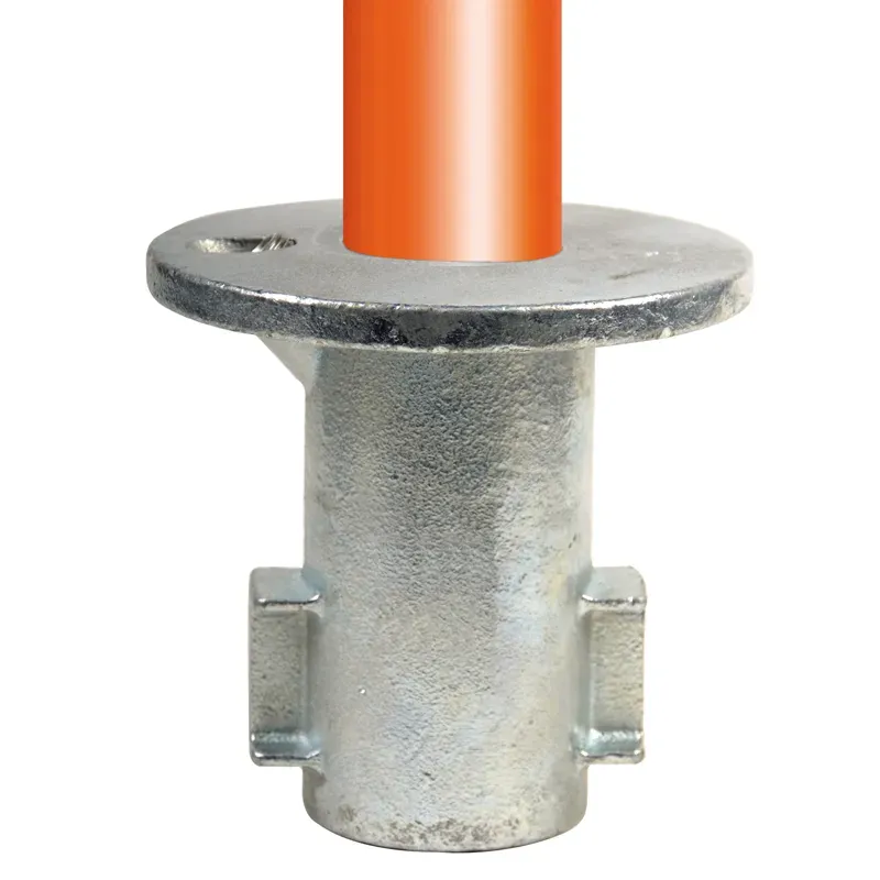 Tube clamp fitting 134: Ground socket for tubular structures. FitClamp