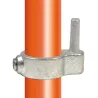 Tube clamp fitting 140 for tubular structures: Gate hinge. easy to install. FitClamp
