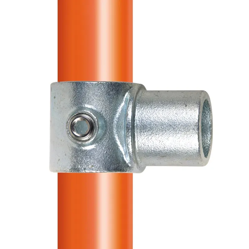 Raccord tubulaire rond. T court embout mâle (147) pour un assemblage tubulaire sans soudure. FiClamp