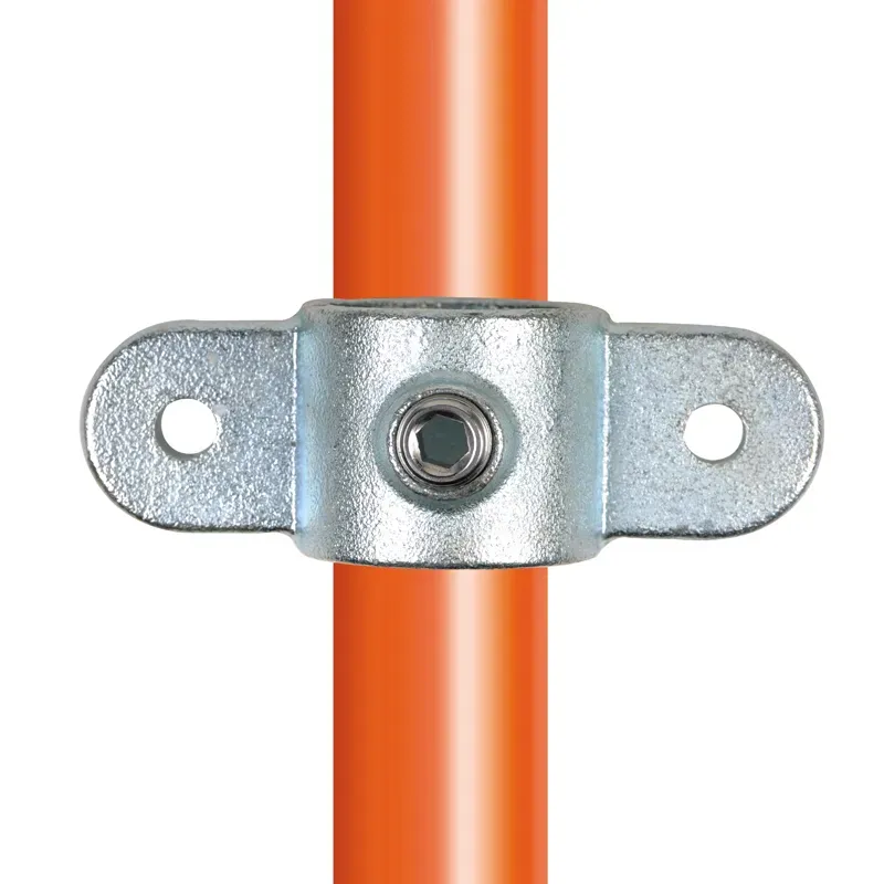 Tube clamp fitting 167M for tubular structures: Double male inline swivel. FitClamp