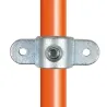 Conector tubular 167M: Pasador doble eje central para montaje tubular. Se montan con una simple llave Allen