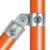 Tube clamp fitting 173: Single swivel for tubular structures. With double galvanised protection